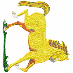 Horses Embroidery Design 10